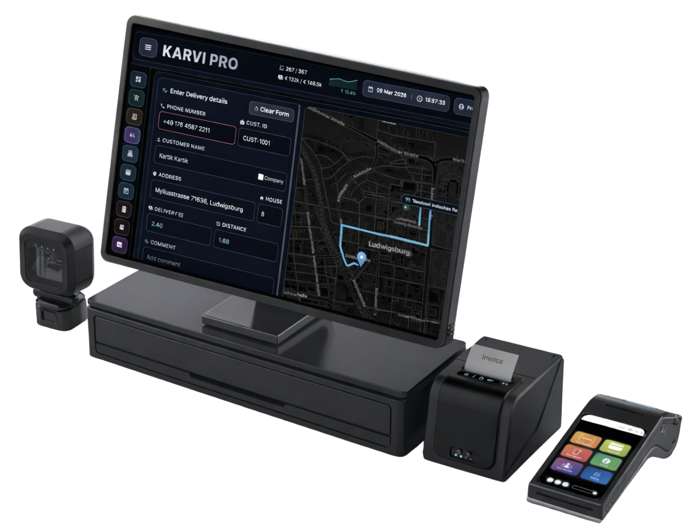 Karvi Pro POS terminal